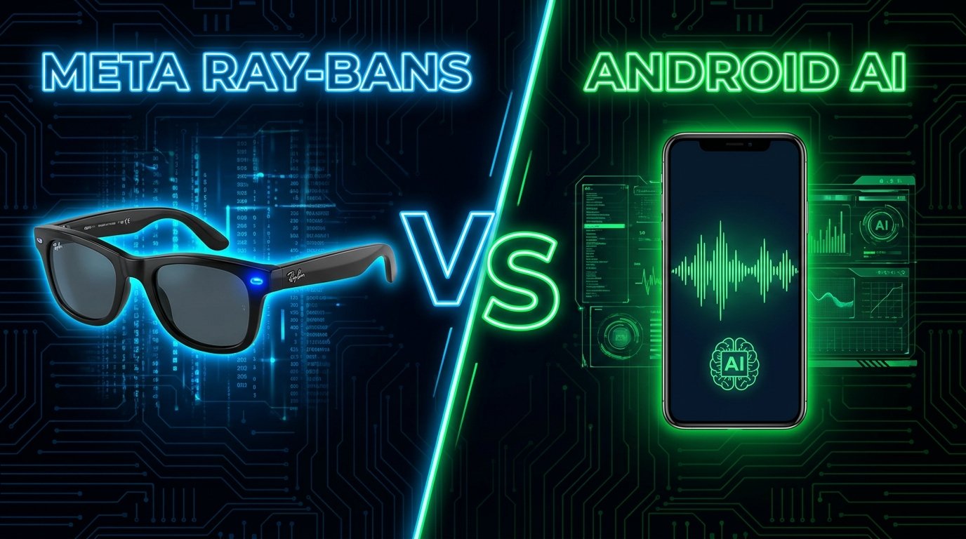Meta AI 眼镜进行第一视角拍摄，FoneClaw 在 Android 手机上完成可确认任务